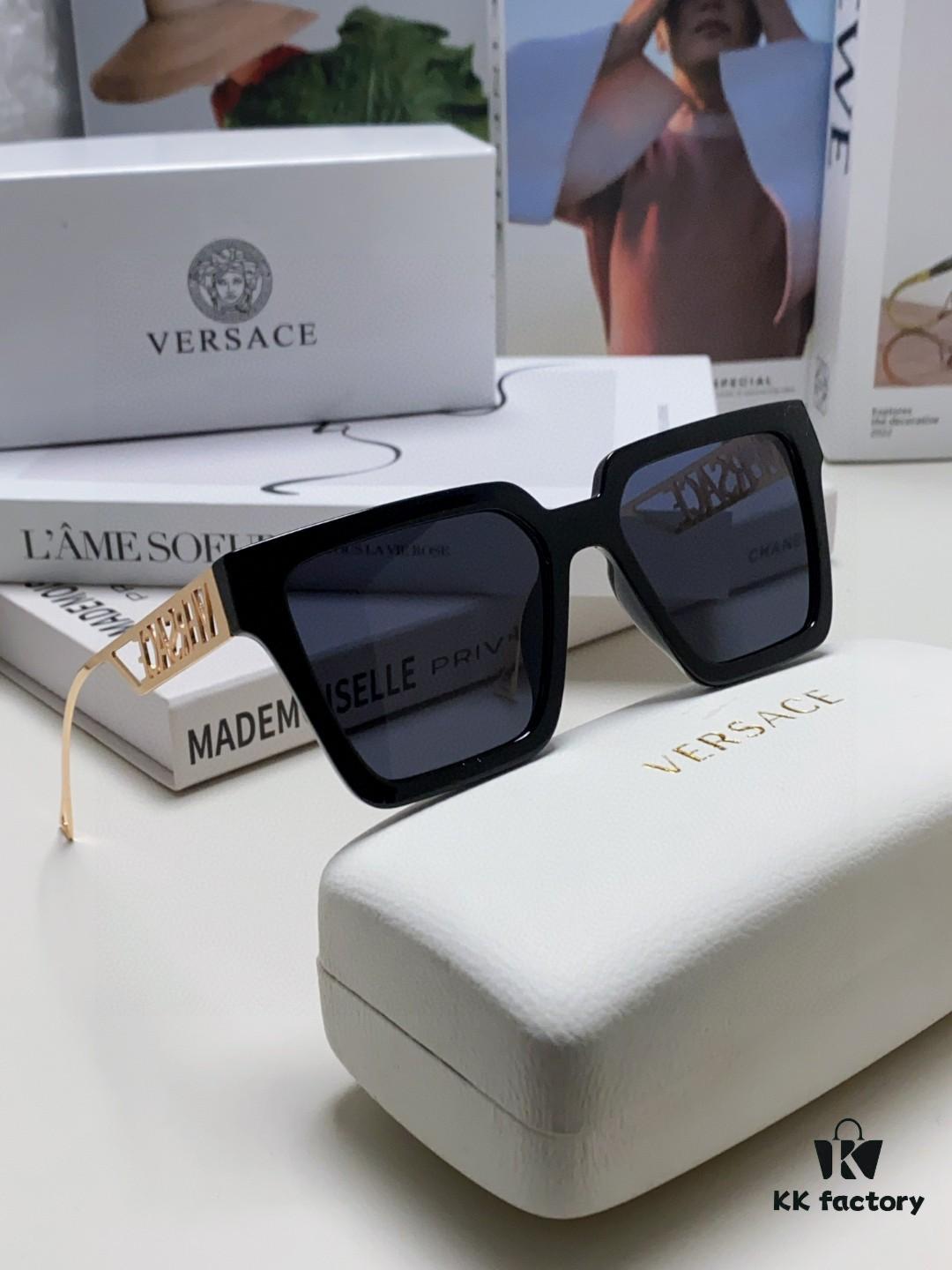 VERSACE Versace New Arrival 🎉 Popular Recommended Style, Italian Design, Imported Material Construction [Strong] Unique Logo Classic Design [Leisure] Simple and Elegant Unisex Eyewear Sunglasses VE4431
