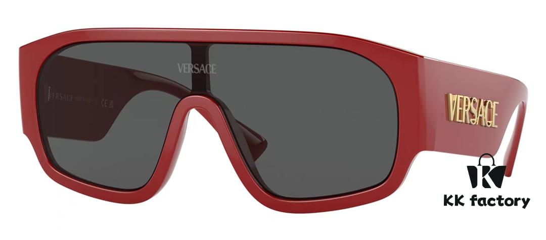 Versace 2024 New Arrival Sunglasses Unisex Premium One-Piece Aviator Goggles for Driving