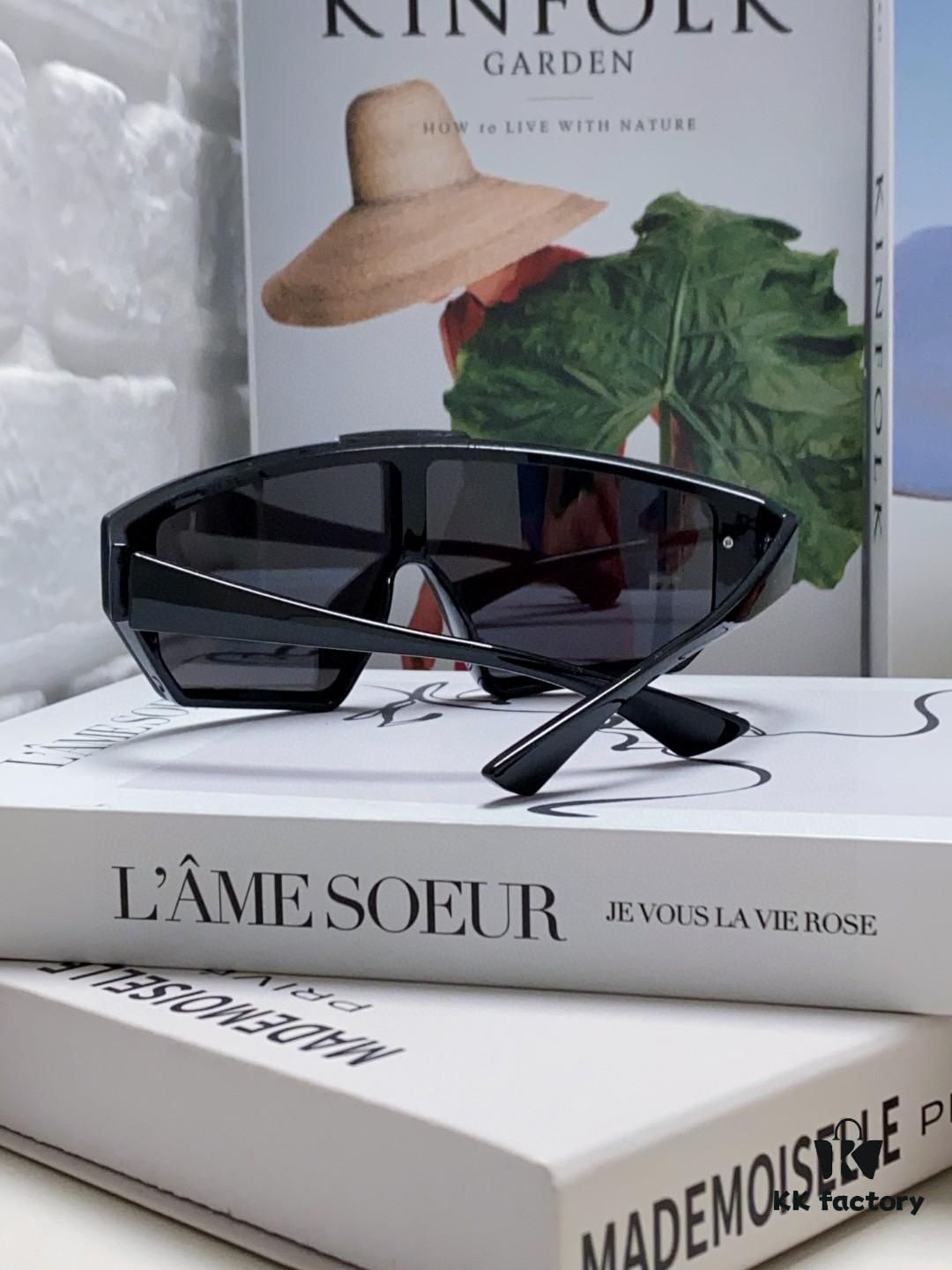 VERSACE Versace [Spring/Summer 2024 New Arrival] Unisex Sunglasses, One-Piece Mask-Style Eyewear