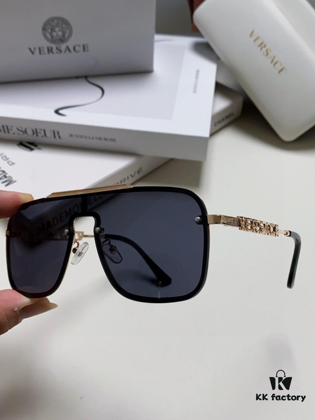 Versace 2024 New Arrival Unisex Sunglasses, Stylish UV-Protective Sun Glasses for Men and Women, Fashionable European-American Design, Comfortable Everyday Eyewear
