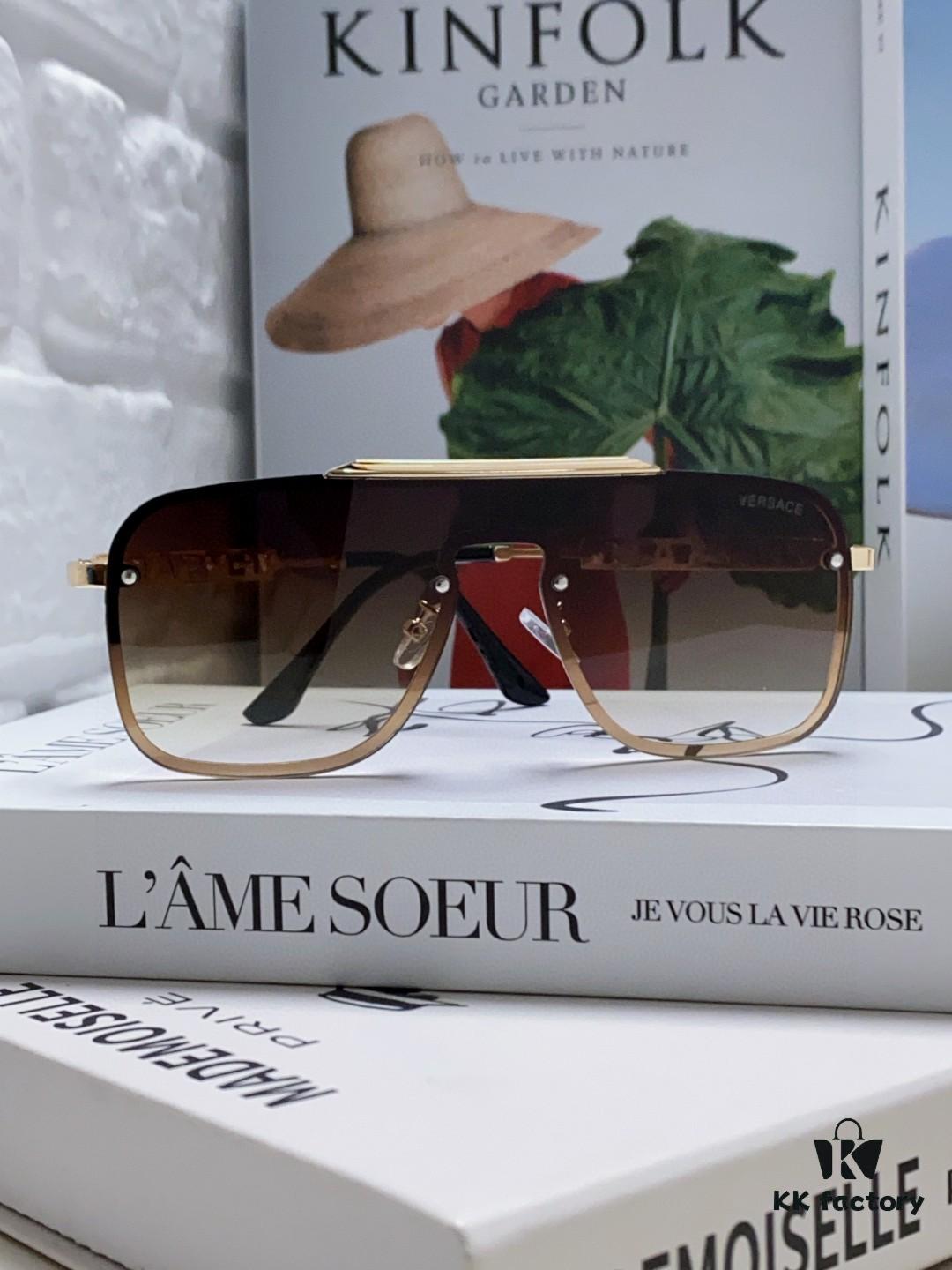 Versace 2024 New Arrival Unisex Sunglasses, Stylish UV-Protective Sun Glasses for Men and Women, Fashionable European-American Design, Comfortable Everyday Eyewear