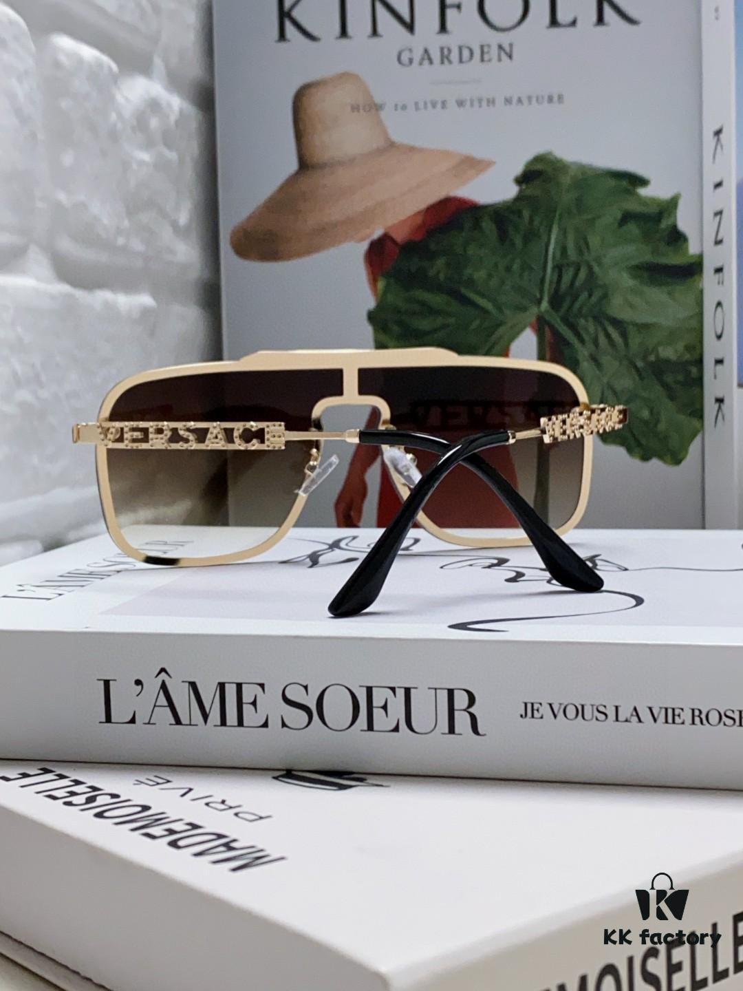 Versace 2024 New Arrival Unisex Sunglasses, Stylish UV-Protective Sun Glasses for Men and Women, Fashionable European-American Design, Comfortable Everyday Eyewear