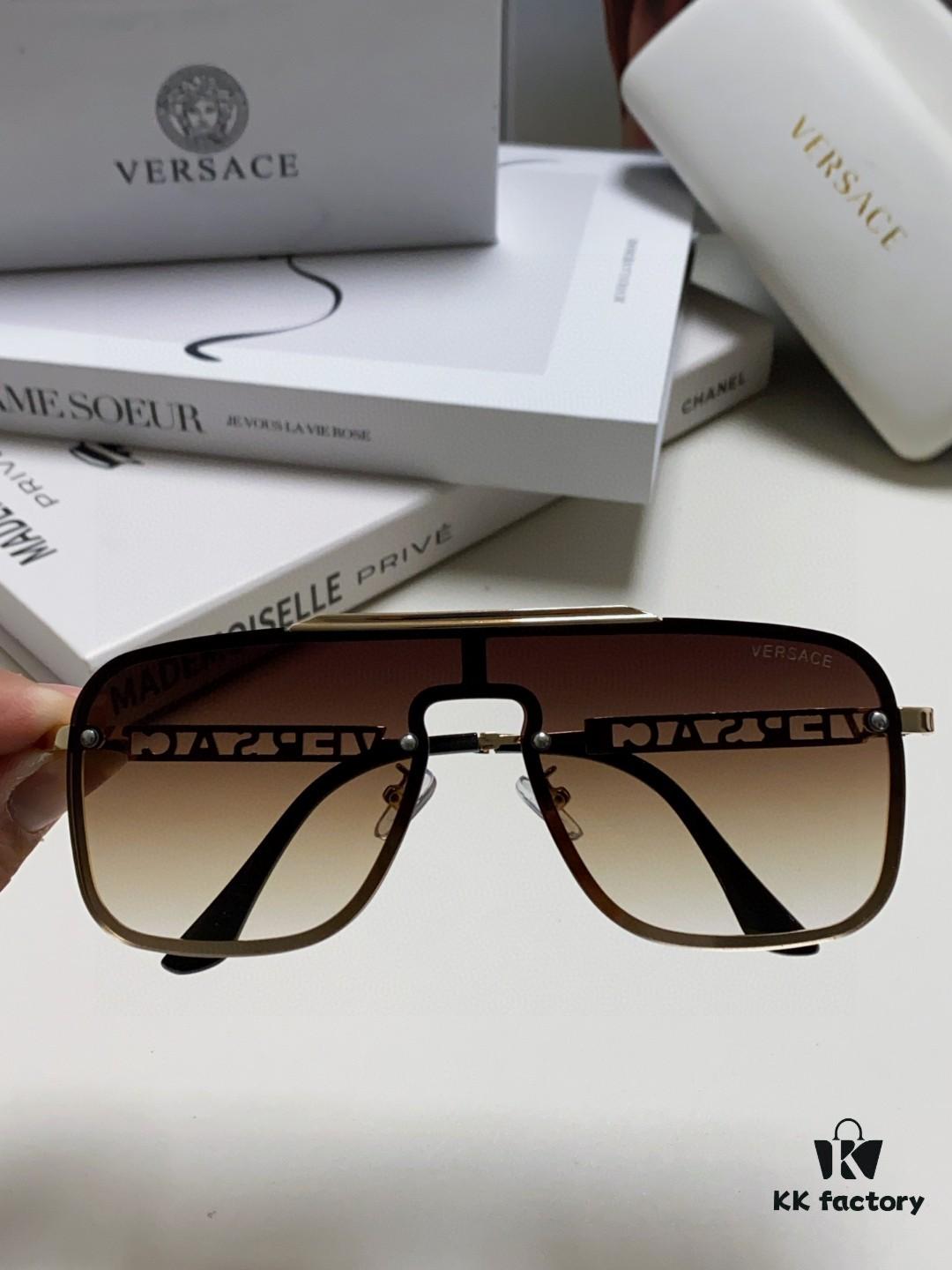 Versace 2024 New Arrival Unisex Sunglasses, Stylish UV-Protective Sun Glasses for Men and Women, Fashionable European-American Design, Comfortable Everyday Eyewear