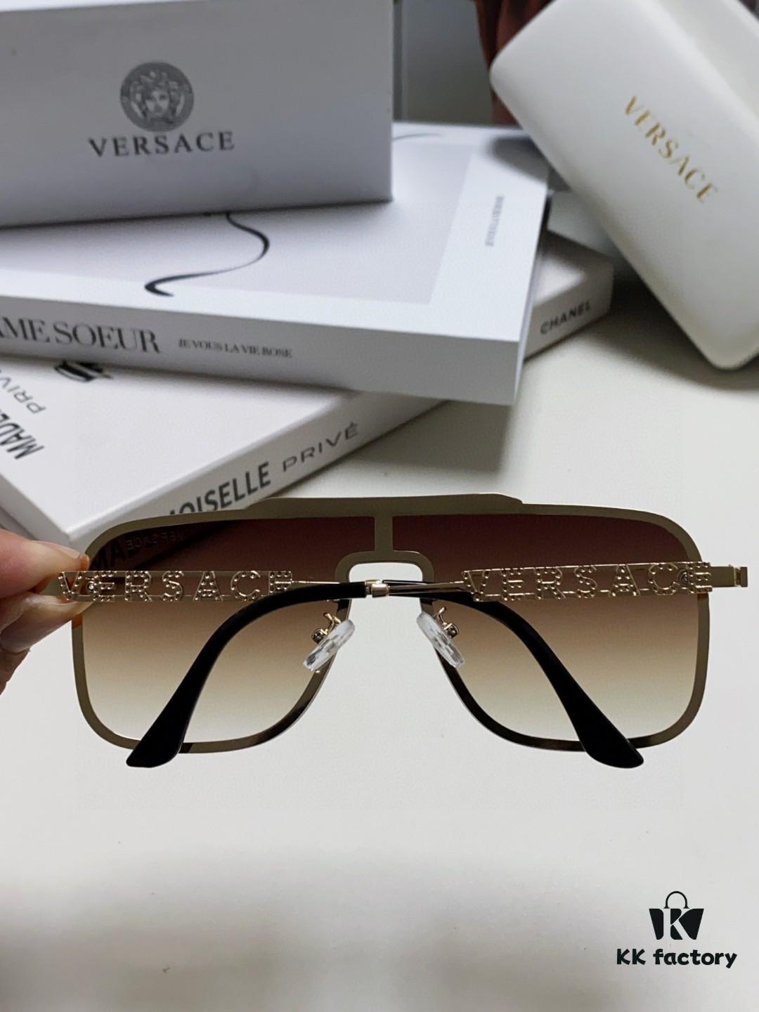 Versace 2024 New Arrival Unisex Sunglasses, Stylish UV-Protective Sun Glasses for Men and Women, Fashionable European-American Design, Comfortable Everyday Eyewear