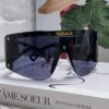 Versace 2024 New Arrival European and American Style One-Piece Sunglasses, Fashionable Oversized Hollow-Out Sunglasses for Men and Women