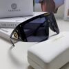 Versace 2024 New Arrival European and American Style One-Piece Sunglasses, Fashionable Oversized Hollow-Out Sunglasses for Men and Women