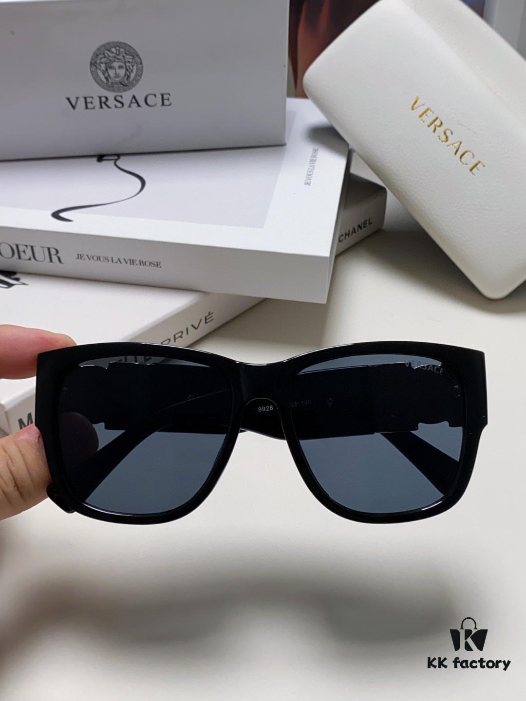 Versace 2024 Latest Hit Fashion Medusa Head Sunglasses, Trendy Oversized Retro Shades Unisex European and American Style