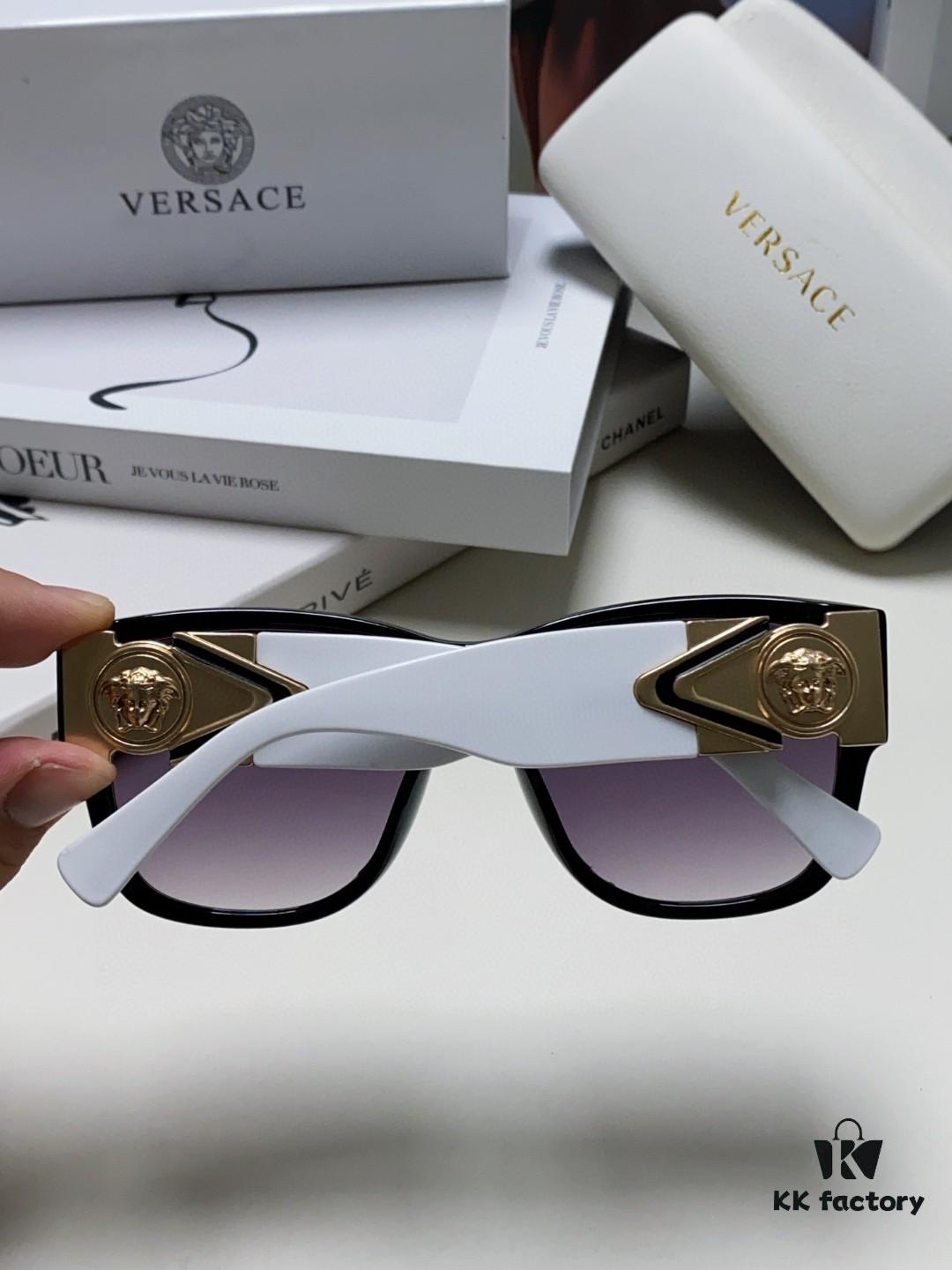 Versace 2024 Latest Hit Fashion Human Head Sunglasses, Trendy Oversized Retro Sun Glasses for Men and Women, Unisex Eyewear