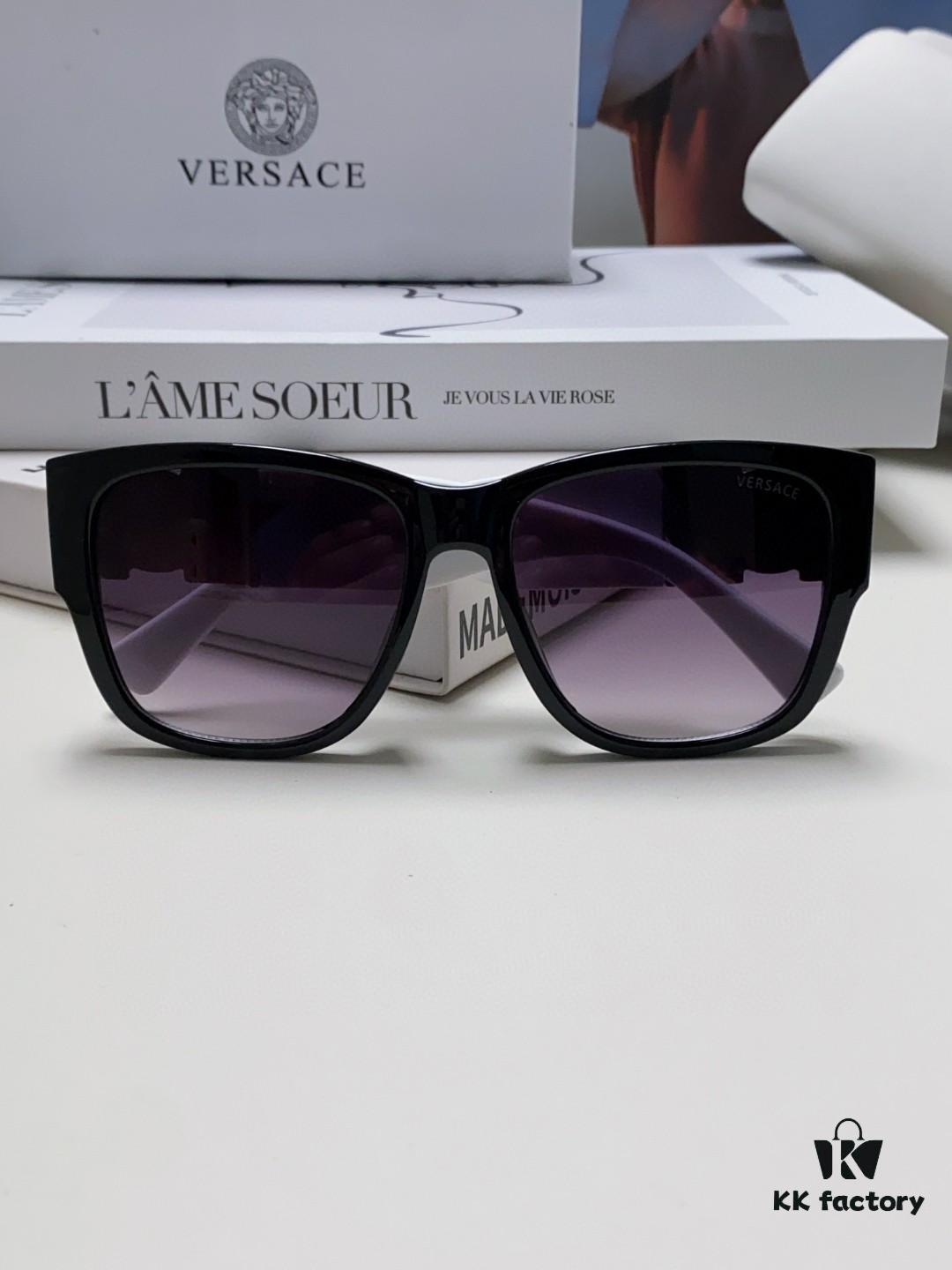 Versace 2024 Latest Hit Fashion Human Head Sunglasses, Trendy Oversized Retro Sun Glasses for Men and Women, Unisex Eyewear