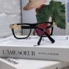 Versace 2024 New Engraved Eyeglass Frame, Unisex Black Thick Acetate Myopia Frame, Fashionable Eyewear Sunglasses