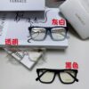 Versace 2024 New Engraved Eyeglass Frame Unisex Black Thick Acetate Myopia Frame Stylish Brand Eyewear Sunglasses