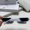 VERSACE 2024 New Classic Top Sunglasses, Rectangular Color-Block Street-Chic Unisex Eyewear