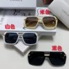 VERSACE Unisex Classic Black and Gold-Tone Sunglasses Fashion Couple Shades VE4399