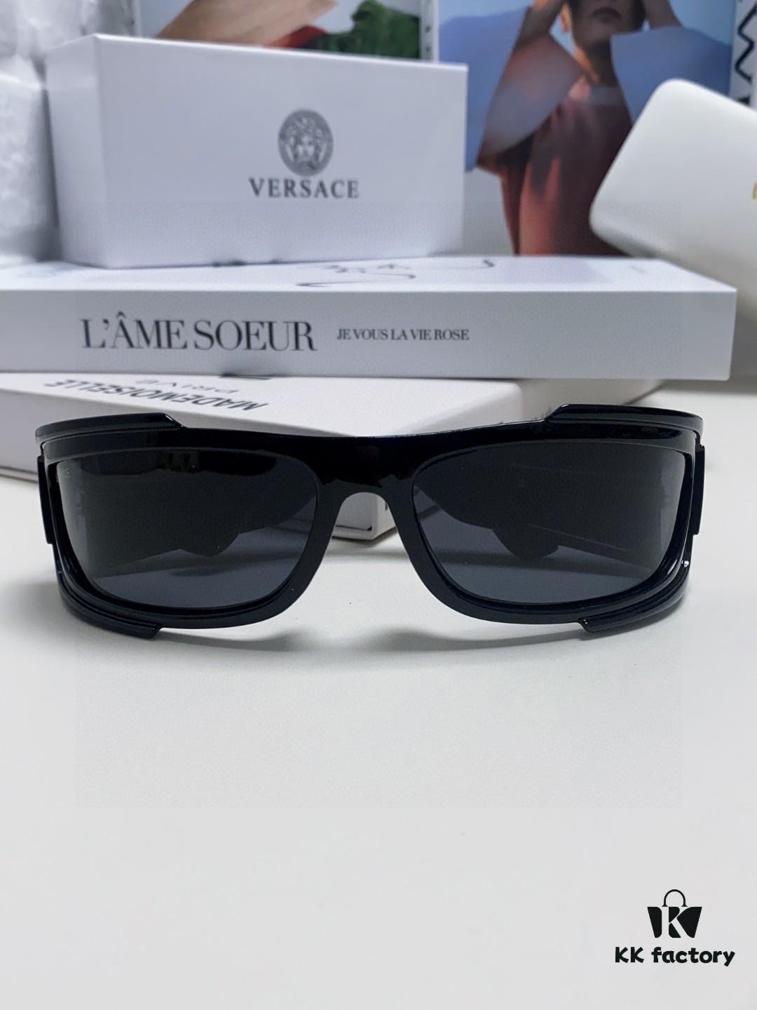 Versace Men's Fashion Pilot Full-Frame Sunglasses