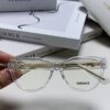 VERSACE Versace 2024 New Eyeglass Frame Round Transparent Women's Fashion Full-Rim Glasses Suitable for Prescription Lenses, Sunglasses, and Sun Glasses
