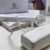 VERSACE Versace 2024 New Eyeglass Frame Round Transparent Women's Fashion Full-Rim Glasses Suitable for Prescription Lenses, Sunglasses, and Sun Glasses