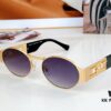 150 Matte High-Quality Versace VE2264 Details Available, Frosted Texture, 3D Medusa Queen Design, Top-Tier Sunglasses