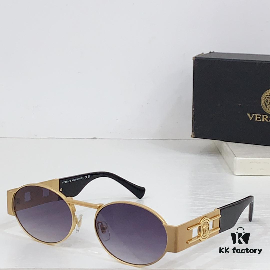 150 Frosted High-Quality Versace VE2264 Details Ins Popular Sunglasses