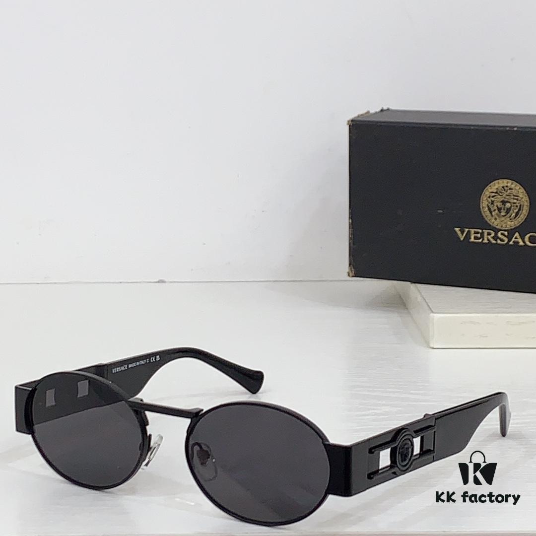 150 Frosted High-Quality Versace VE2264 Details Ins Popular Sunglasses