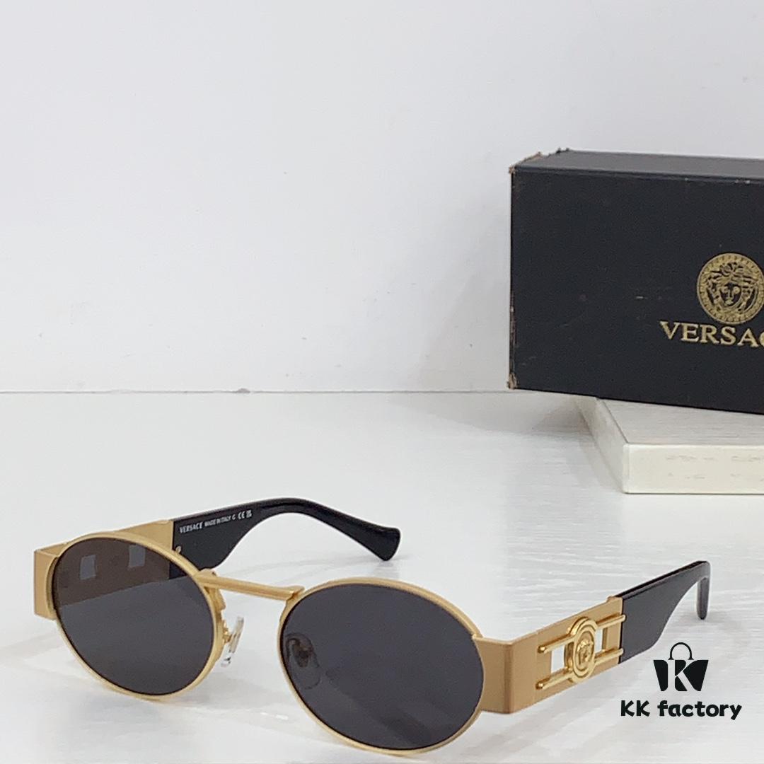 150 Frosted High-Quality Versace VE2264 Details Ins Popular Sunglasses