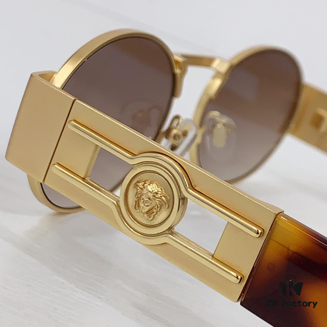 150 Frosted High-Quality Versace VE2264 Details Ins Popular Sunglasses