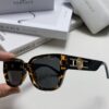 Versace Unisex Retro Stylish Narrow Frame Black Sunglasses with White Frame High-End Fashion