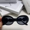 VERSACE Versace 2024 Latest Model C Unisex European and American Style High-End Round Frame Retro Casual Sunglasses, Celebrity-Inspired Carved Sun Protection Shades