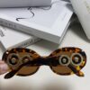 VERSACE Versace 2024 Latest Model C Style European and American High-End Unisex Round Frame Retro Casual Sunglasses, Celebrity-Inspired Carved Sun Protection Glasses