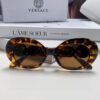 VERSACE Versace 2024 Latest Model C Style European and American High-End Unisex Round Frame Retro Casual Sunglasses, Celebrity-Inspired Carved Sun Protection Glasses
