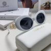 VERSACE Versace 2024 Latest Model C Style European and American High-End Unisex Round Frame Retro Casual Sunglasses, Celebrity-Inspired Carved Sun Protection Shades