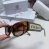 Versace 2014 New Small Frame Sunglasses for Women, Stylish Lettered Sunglasses, Square Frame Unisex Retro Sunglasses for Men and Women