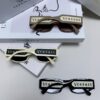 Versace 2014 New Small Frame Sunglasses for Women, Stylish Lettered Sunglasses, Square Frame Unisex Retro Sunglasses for Men and Women