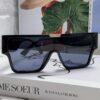 Versace 2024 New Arrival European and American Style Oversized Square Frame Sunglasses for Women with Round Face, Fashion Unisex Sunglasses
