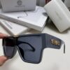 Versace 2024 New Arrival European and American Style Oversized Square Frame Sunglasses for Women with Round Face, Fashion Unisex Eyewear