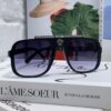 VERSACE Vintage-Style Sunglasses with Metal Decorations and Medusa Logo, Fashion Unisex Sun Glasses for Street Photography