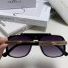 VERSACE Vintage-Style Sunglasses with Metal Decoration, Retro Unisex Sun Glasses Featuring Medusa Logo for Street Photography