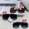 VERSACE Vintage-Style Sunglasses with Metal Decoration, Retro Unisex Sun Glasses Featuring Medusa Logo for Street Photography