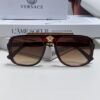 VERSACE Vintage Men's Sunglasses with Medusa Logo and Metal Decor