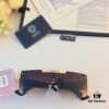 Versace New One-Piece Oversized Sunglasses for Women, Fashionable European and American Style Sun Glasses, Trendy Street Snap Cycling Eyewear