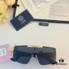 Versace New One-Piece Oversized Sunglasses for Women, Fashionable European and American Style Sun Glasses, Trendy Street Snap Cycling Eyewear