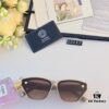 Versace 2024 New Fashion Sunglasses for Women, Stylish European and American Trend, Slimming and Versatile Casual Sunglasses