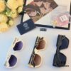 Versace Retro Polygonal New Instagram Style Trendy Sunglasses for Women, Round Face, Influencer Couple Street Snap Shades