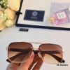 Versace New Men's High-End Sunglasses Fashionable and Stylish Trendy Shades Outdoor Driving Travel Sunglasses
