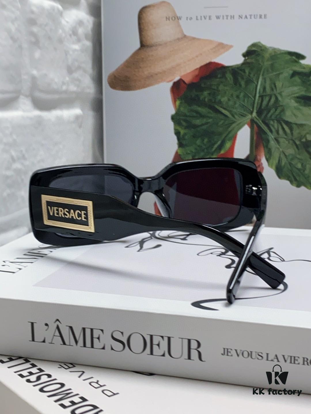 VERSACE Versace Fashion Sunglasses with Polarized Lens, Unisex European and American Style Sun Glasses for Face-Shape Enhancement