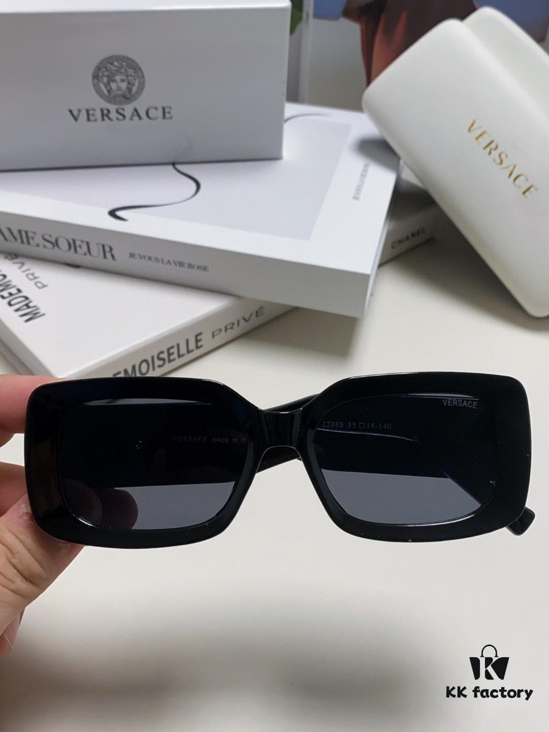 VERSACE Versace Fashion Sunglasses with Polarized Lens, Unisex European and American Style Sun Glasses for Face-Shape Enhancement