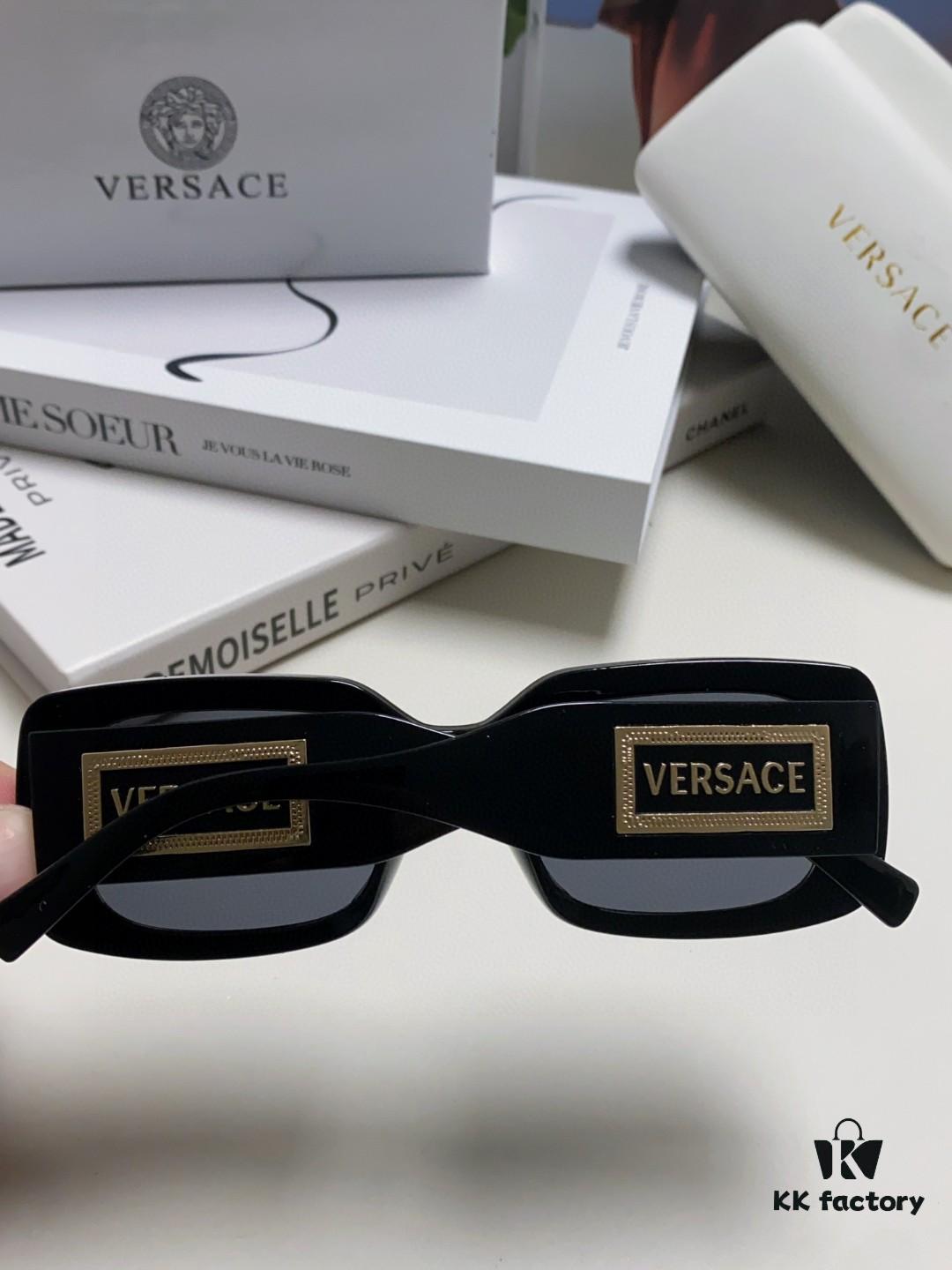 VERSACE Versace Fashion Sunglasses with Polarized Lens, Unisex European and American Style Sun Glasses for Face-Shape Enhancement