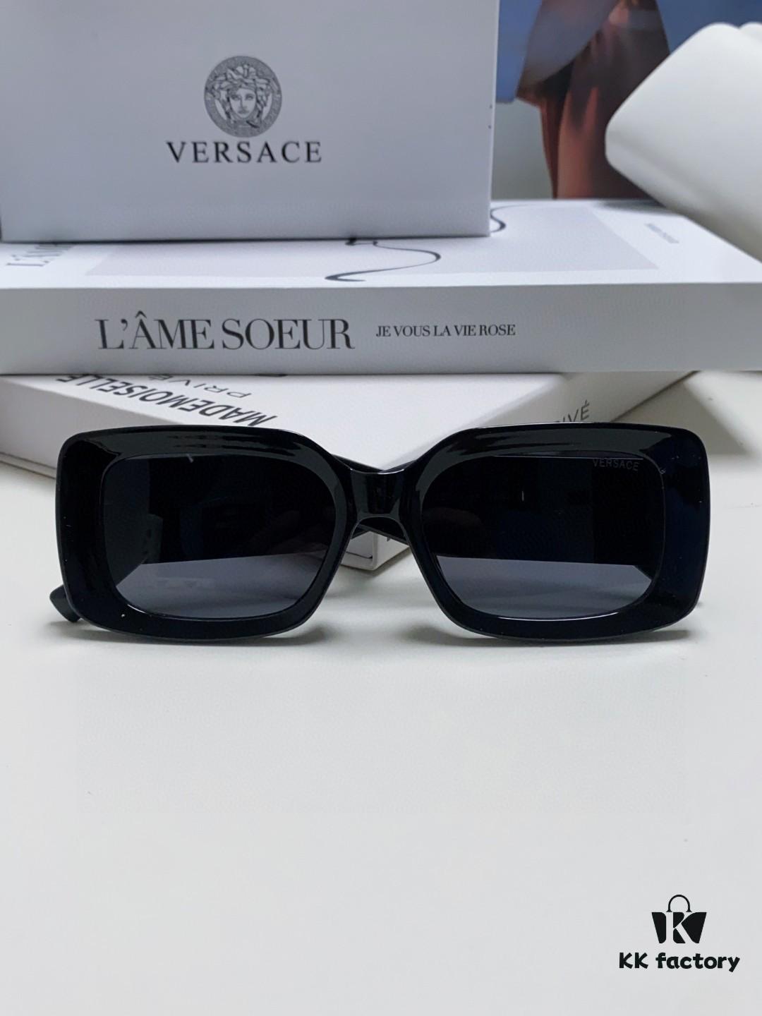 VERSACE Versace Fashion Sunglasses with Polarized Lens, Unisex European and American Style Sun Glasses for Face-Shape Enhancement