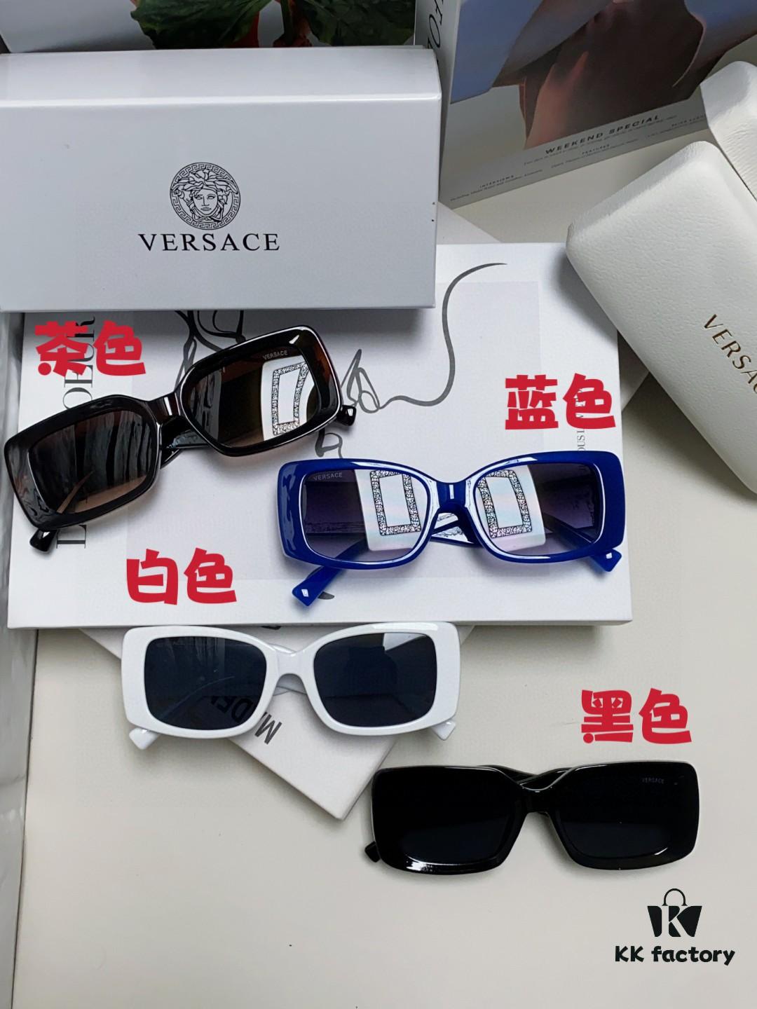 VERSACE Versace Fashion Sunglasses with Polarized Lens, Unisex European and American Style Sun Glasses for Face-Shape Enhancement