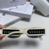 Versace 2014 New Small Frame Sunglasses for Women, Stylish Letter Design Unisex Square Sunglasses, Vintage-Inspired Men's and Women's Eyewear