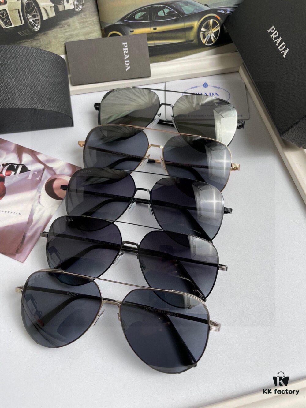 New Arrival 💥 Brand: Prada Prada High-Quality Unisex Original Order Sunglasses 🕶️